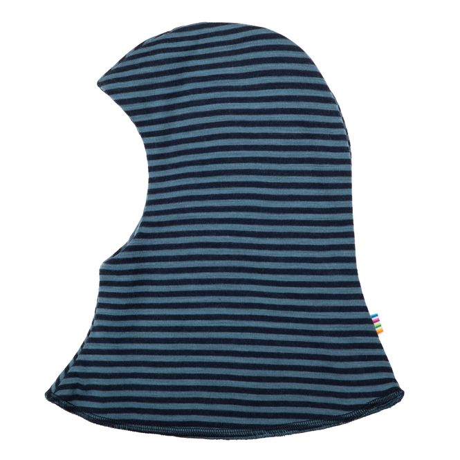 Hovedbilde Joha Mini stripe ull balaclava - navy