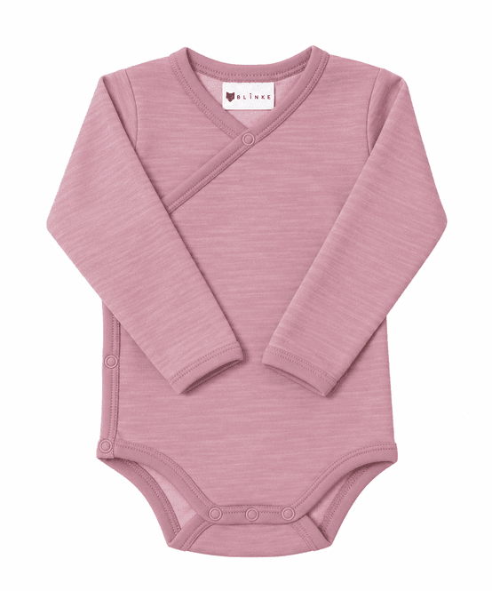 Hovedbilde Blinke Blossom ull/bambus omslagsbody ensfarget - ...