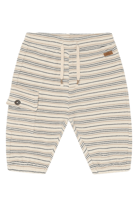 Hovedbilde Hust & Claire Gus strikket stripe bukse til baby ...