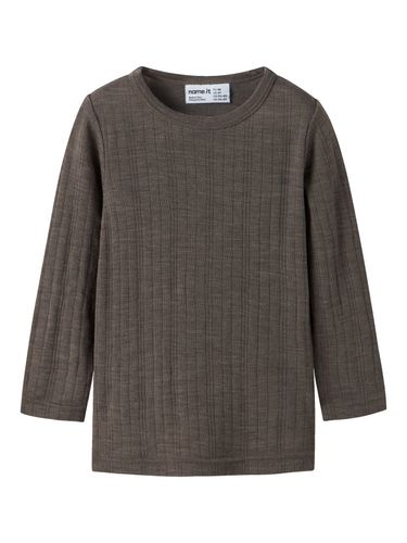 Name It Wang ull trøye til barn - morel