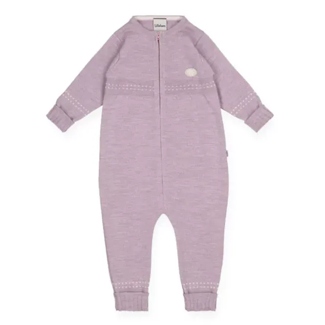 Hovedbilde Lillelam sparkedress tynn classic - lys plomme