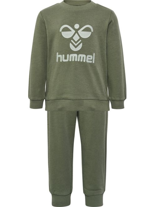 Hovedbilde Hummel Arine joggedress til barn - dusty olive