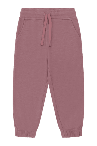 Hust & Claire Galon ull/bambus bukse - pale mauve