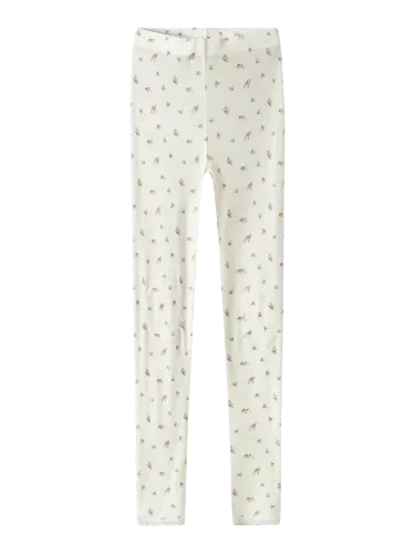 Name It Wang ull leggings til kids - snow white