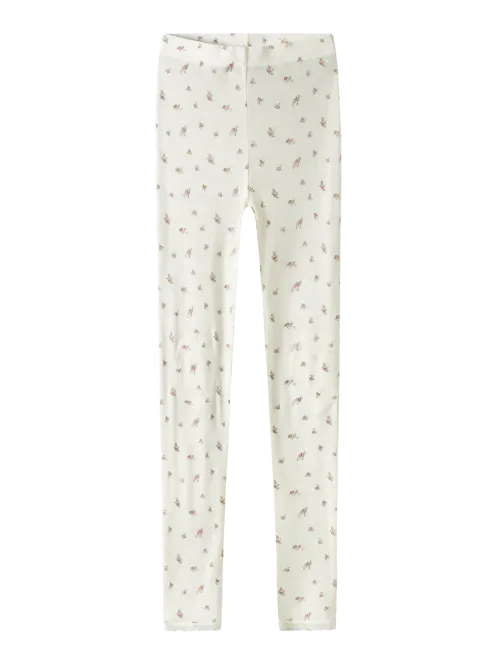 Hovedbilde Name It Wang ull leggings til kids - snow white