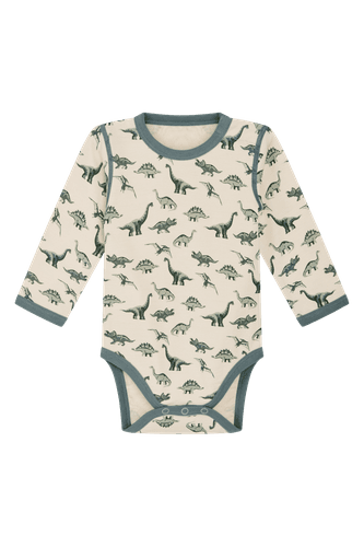 Hust & Claire Baloo Dinosaur ull/bambus body - jade green