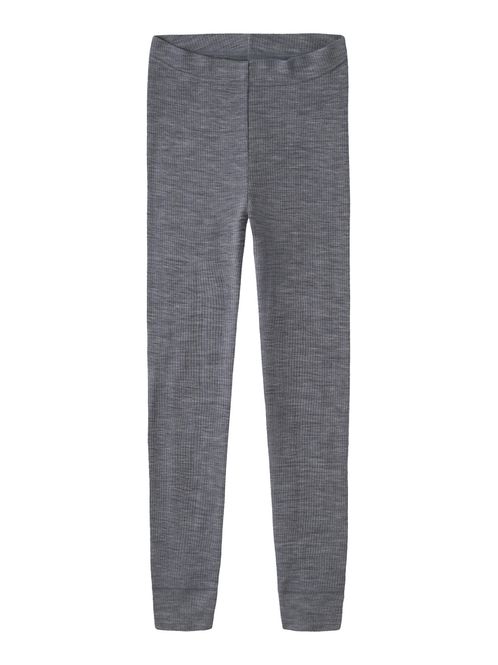 Hovedbilde Name It Wax ull rib leggings - folkstone gray