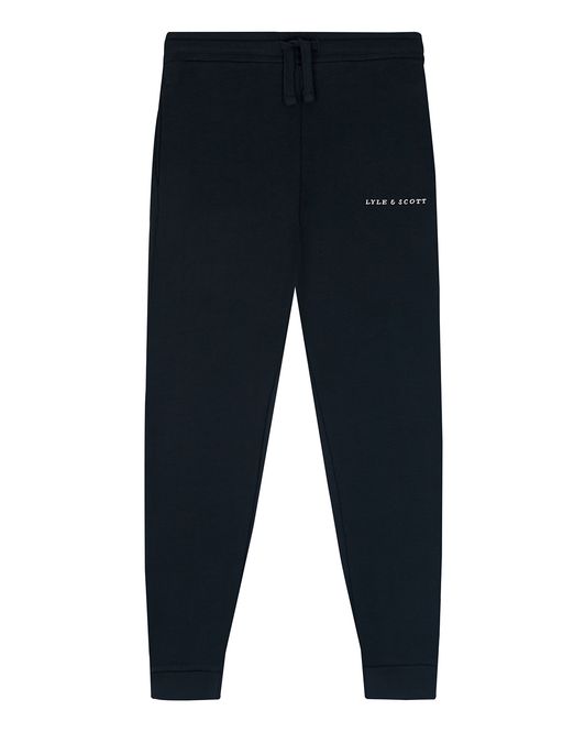 Hovedbilde Lyle & Scott Script brodert joggebukse - dark ...