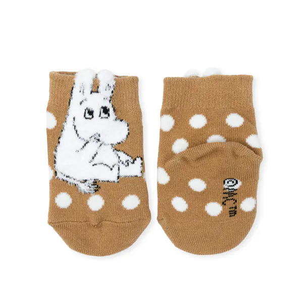 Hovedbilde Moomin Fluffy Sokker til barn, Brun