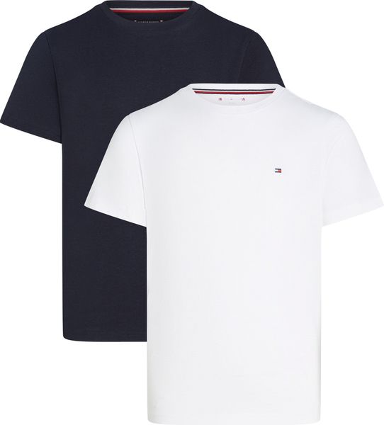 Hovedbilde Tommy Hilfiger 2 pk t-skjorte - desert sky/white