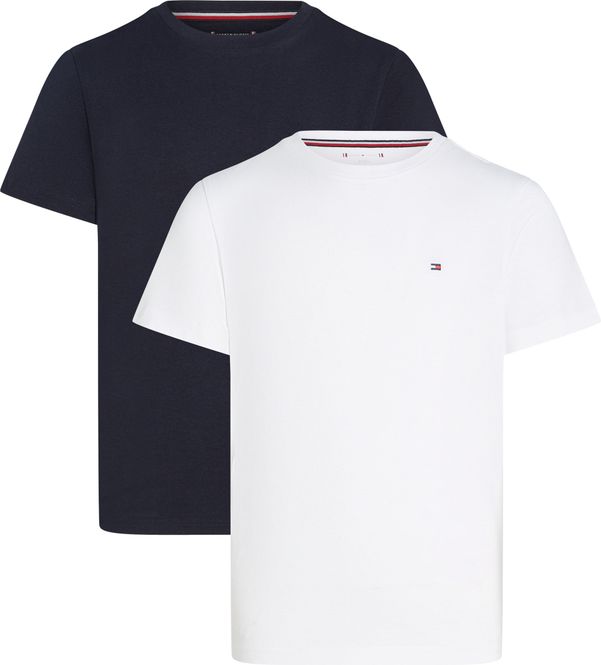 Hovedbilde Tommy Hilfiger 2 pk t-skjorte - desert sky/white