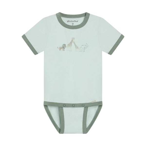 Hovedbilde Minymo Animals kortermet body til baby - sprout ...