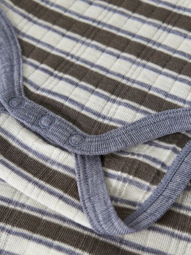 Name It Wang ull Stripe body til baby - morel / folkstone gray