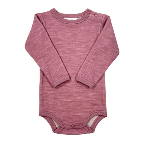 Blinke Rose ull/bambus body ensfarget - floral pink