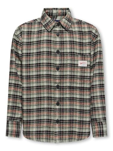 ONLY & SONS Jack Flanellskjorte til junior - sequioa 