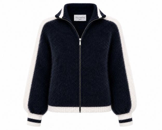 Vilje & Ve Lyra ull cardigan - deep navy