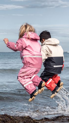 Didriksons Boardman Regnsett til barn - light heather pink