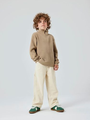 Name It Nesolle genser med halfzip - black