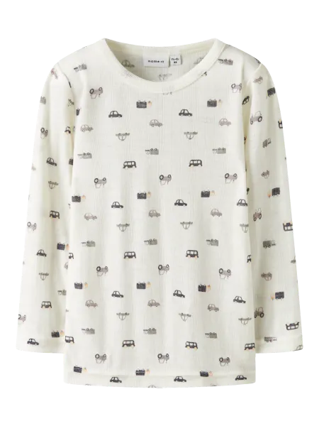 Hovedbilde Name It Wang small cars AOP ull trøye til barn - ...