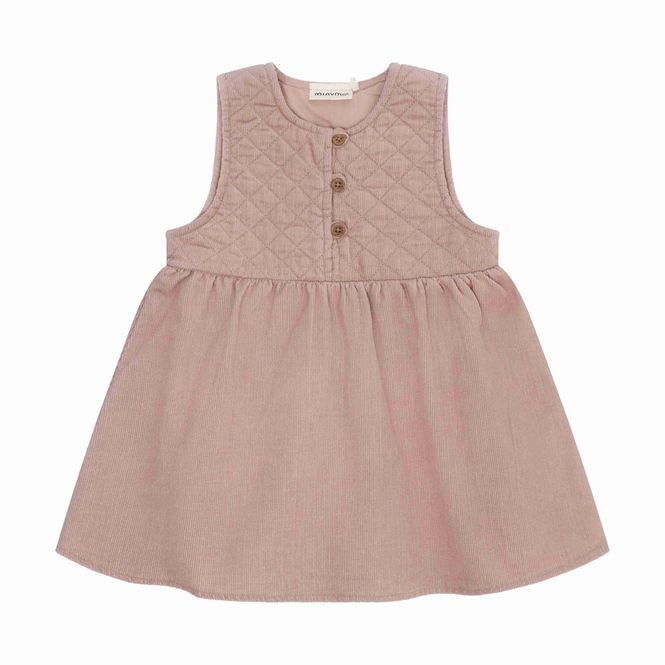 Hovedbilde Minymo kordkjole til baby - fawn