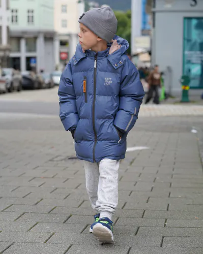 Kattnakken Bobleregnjakke Sludd junior - slåtterøy