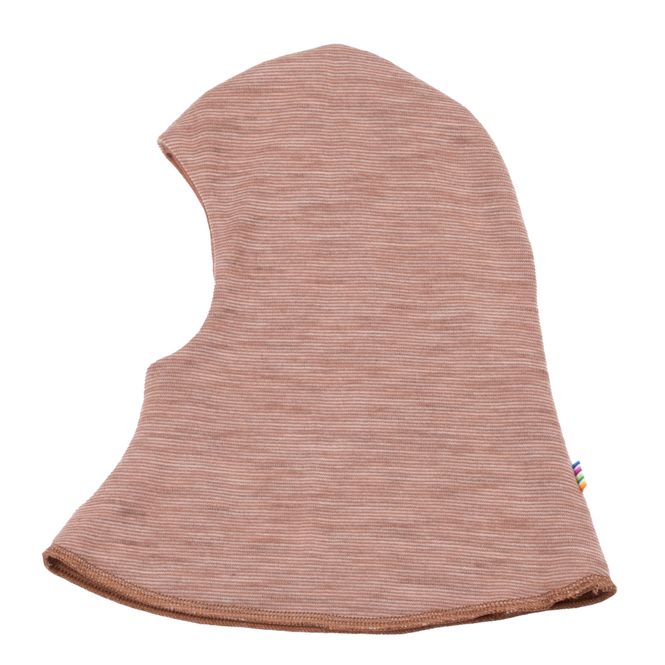 Hovedbilde Joha Doubleface melange ull balaclava - rust