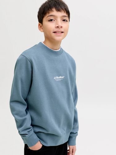 Jack & Jones Soho crew genser til junior - blue mirage