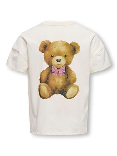 Kids Only  Rosita t-skjorte til barn - teddy/pink glitter