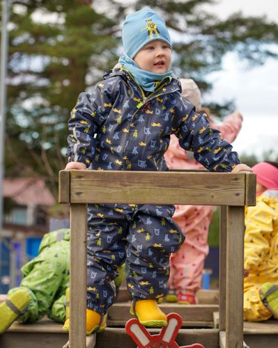 Kattnakken Helårsregndress Hagl - marine 
