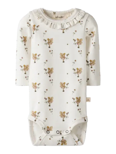 Lil'Atelier Fairy slim body til baby - turtledove