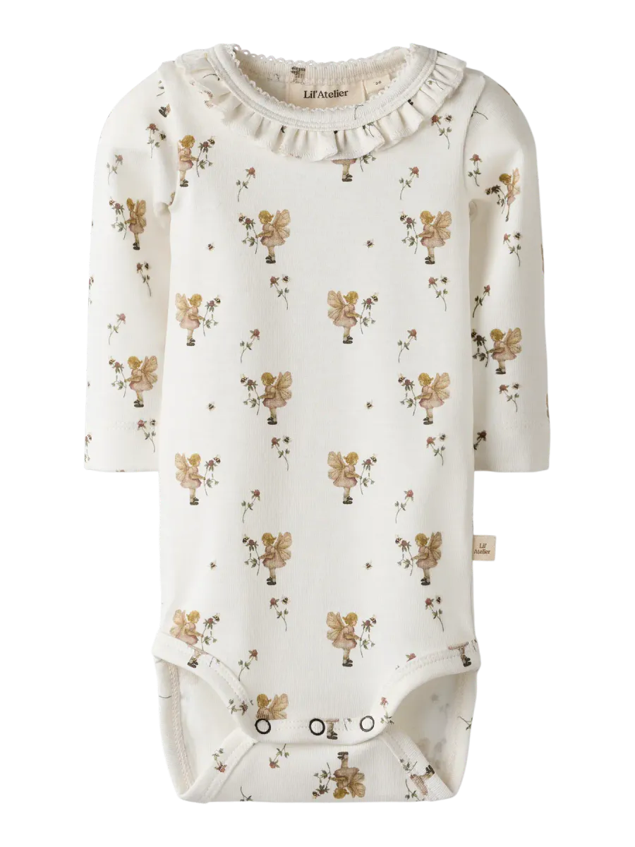 Lil'Atelier Fairy slim body til baby - turtledove
