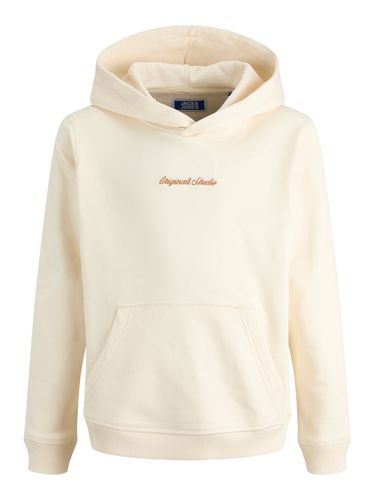 Jack & Jones Norrebro hettegenser til junior - antique white