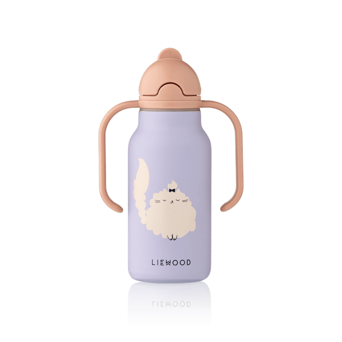 Hovedbilde Liewood Kimmie vannflaske 250ml - cat warm lilac