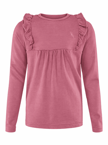 Vilje & Ve Andie ull/bambus genser - soft pink