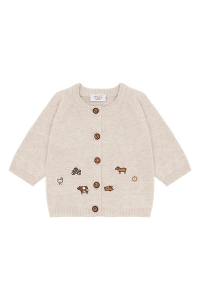 Hovedbilde Hust & Claire Call strikketjakke - whisper ...