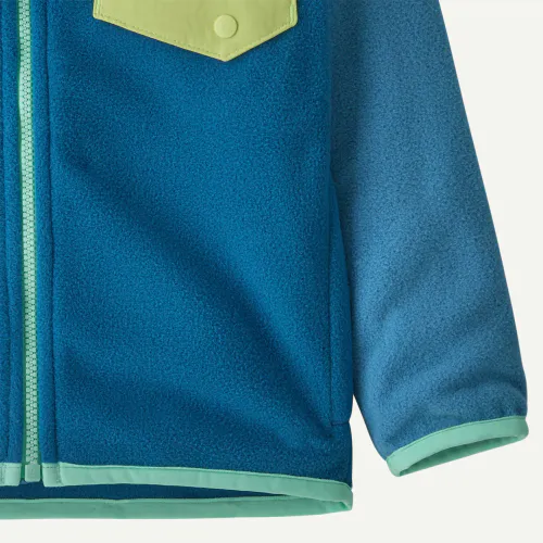 Patagonia Baby Micro D™ Snap-T® Fleece Jacket, Aquatic Blue