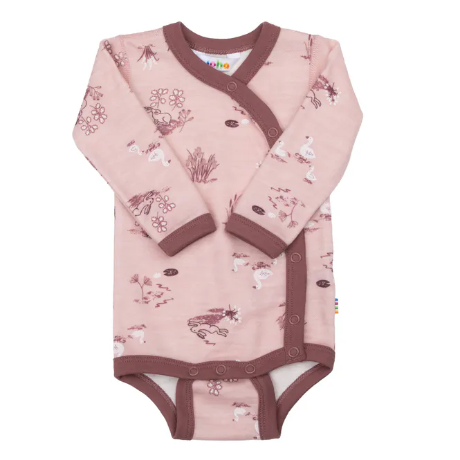 Hovedbilde Joha Goose ull/bambus omslagsbody - rosa