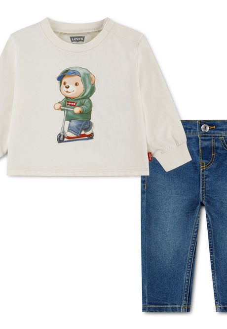 Hovedbilde Levis Baby Denim sett - blue