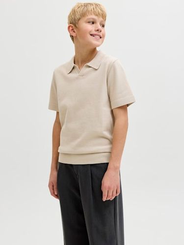 Jack & Jones Milano strikket skjorte med krage - ancient scroll