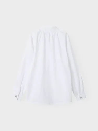 Name It Toby skjorte til festdrakt til barn - bright white