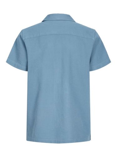Jack & Jones Kortermet skjorte  med krage til junior - blue mirage