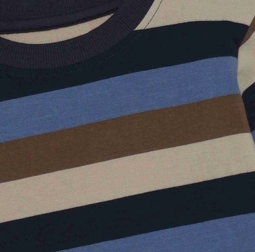Minymo Stripe genser til barn - dark sapphire