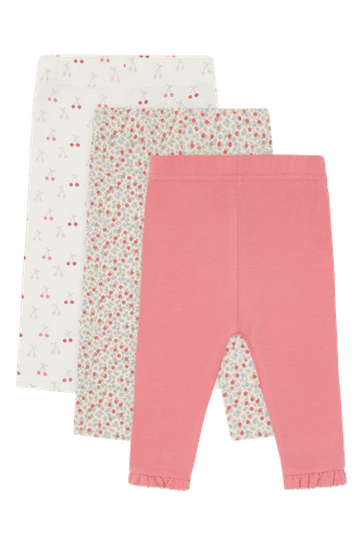 Hust & Claire Liva 3 pk leggings - ivory