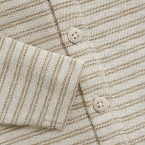 Huttelihut Stripete heldress til baby - irish cream