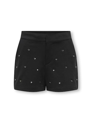 Kids Only Peach Paljett shorts til jente - black
