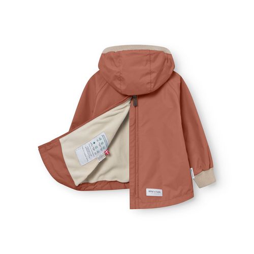 Miniature Matbabyvito fleece lined anorakk - rustic brown