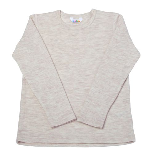 Joha Wool melange trøye kids - lys beige