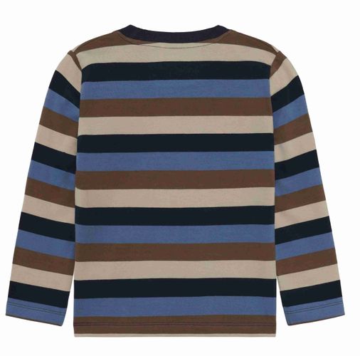 Minymo Stripe genser til barn - dark sapphire