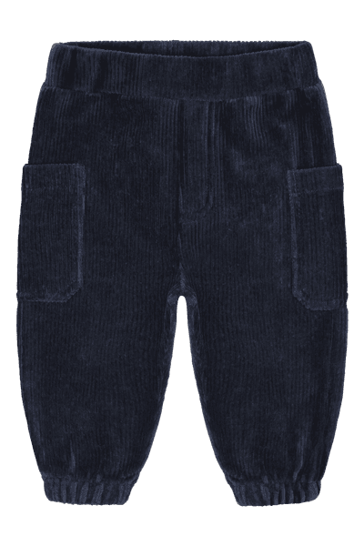 Hovedbilde Hust & Claire Gus kordbukse til baby - more navy