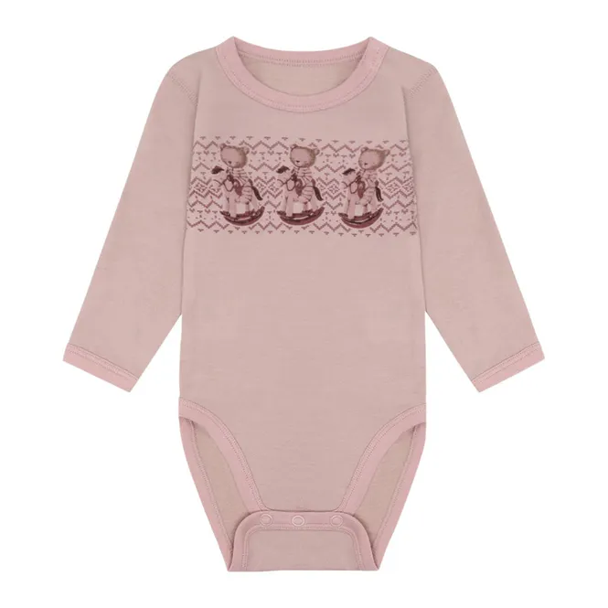 Hovedbilde Hust & Claire Baloo Teddy ull/bambus body - dusty ...
